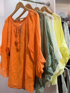 Wendy Cheesecloth Tassel Tunic