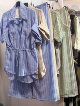 Load image into Gallery viewer, Shanta Stripe Safari Suit
