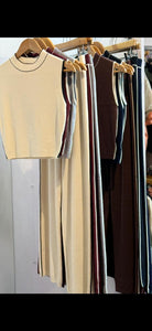 Sadie Crop Contrast Suit