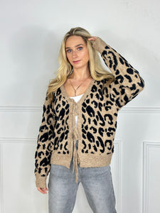 Tigi ~ Leopard Bow Cardi