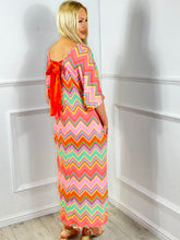 Load image into Gallery viewer, Kaz Zig Zag Bow Dress
