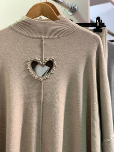 Pearl/Sequin Heart Loungset