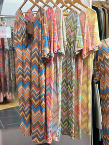 Kaz Zig Zag Bow Dress