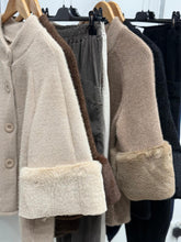 Load image into Gallery viewer, Bessie Faux Fur Trim Jacket
