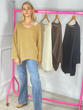 Load image into Gallery viewer, Thelma ~ V Neck Seam Jumper
