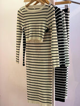Load image into Gallery viewer, Stripe Skirt Suit
