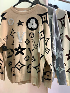 Louise Mix Print Jumper