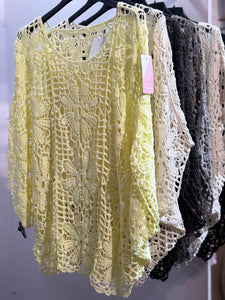 Daiz  Flower Crochet Tunic
