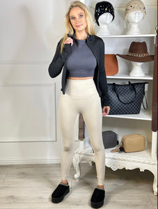 Emily ~ Boned High Waist Legging