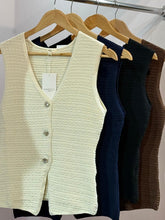 Load image into Gallery viewer, Laurel 3 Gold Button Waistcoat

