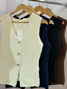 Laurel 3 Gold Button Waistcoat