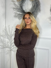 Load image into Gallery viewer, Nicole Fleece Slash Neck Suit
