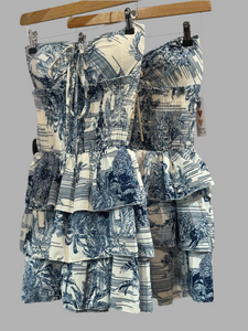 Didi Sketch Halter Dress