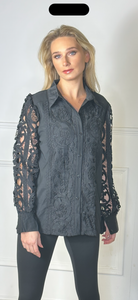 Maggie ~ Frill Lace Shirt