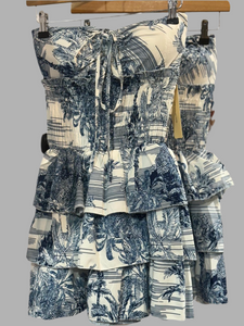 Didi Sketch Halter Dress