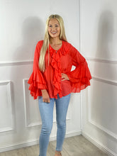 Load image into Gallery viewer, Abbie Frill Front Tunic
