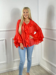 Abbie Frill Front Tunic