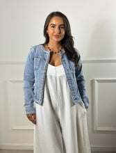 Load image into Gallery viewer, Jadie Diamante Trim Jacket
