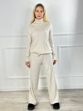 Load image into Gallery viewer, Kimmy ~ Lines Roll Neck Suit
