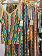 Load image into Gallery viewer, Zig Zag Lurex Trouser Suit
