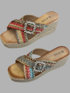 Gem Buckle Wedge