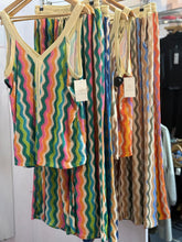 Load image into Gallery viewer, Zig Zag Lurex Trouser Suit
