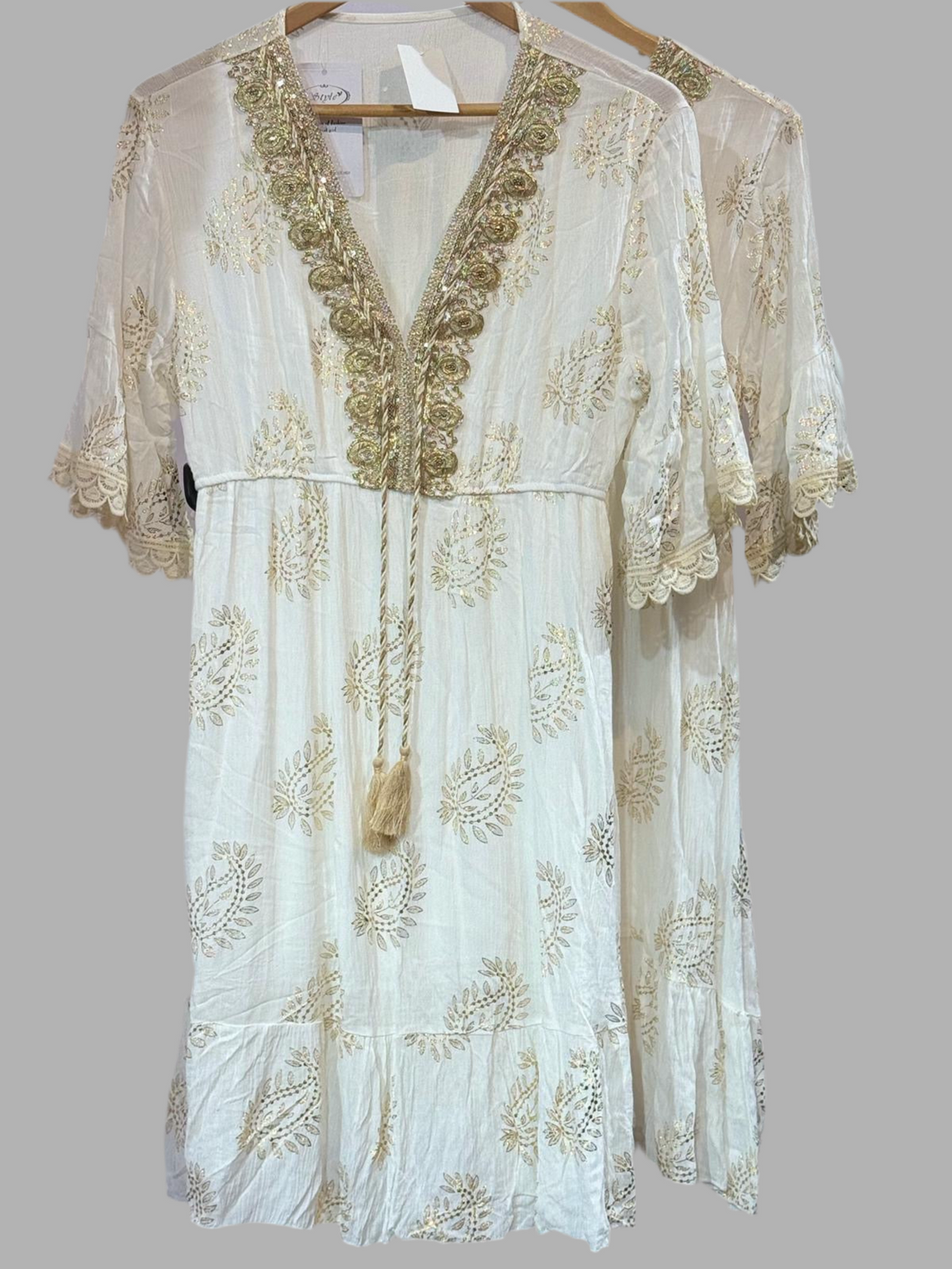 Sherrie Gold Detail Dress