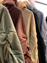 Load image into Gallery viewer, Rouched Sleeve Sweatshirt
