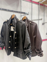 Load image into Gallery viewer, Meg Pu Military Rouche Sleeve Jacket
