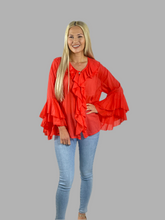 Load image into Gallery viewer, Abbie Frill Front Tunic
