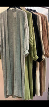 Load image into Gallery viewer, Cable Knit Long Line Cardi
