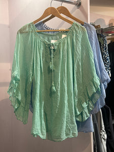 Wendy Cheesecloth Tassel Tunic