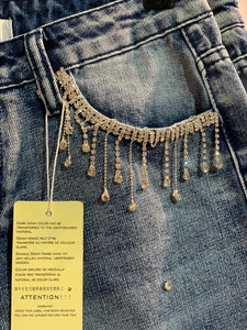 Jewelled Denim Shorts