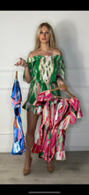 Load image into Gallery viewer, Flame Bardot Playsuit
