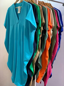 V Neck Oversized Dress