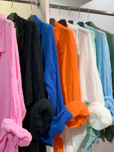 Load image into Gallery viewer, Knot Front Cheesecloth Shirt
