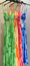 Load image into Gallery viewer, Splash Print Spaghetti Back Dress
