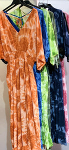 Tye Dye Flower Jumpsuit
