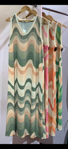 OD Swirl Thin Knit Maxi