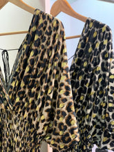 Load image into Gallery viewer, Foil Animal V Back Dress
