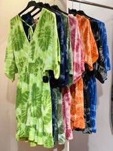 Load image into Gallery viewer, Tye Dye Flower Playsuit
