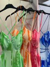 Load image into Gallery viewer, Splash Print Spaghetti Back Dress
