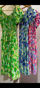 Izzy Floral Button Dress