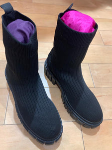 Ribbed Sock Boot