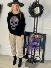 Load image into Gallery viewer, Diamonte Skull Jumper
