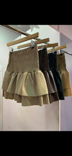 Load image into Gallery viewer, Faux Leather Ra Ra Skirt
