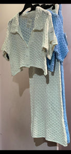 Bellavie Crochet Skirt Suit