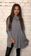 Load image into Gallery viewer, Plaited Cable Polo Jumper
