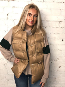 Drawstring Gilet