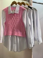 Load image into Gallery viewer, Knit Shirt/Waistcoat Combi
